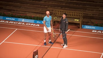 22/04/19 TORNEO CONDE DE GODO PALACIO DE LA MUSICA CATALANA 
 RAFAEL NADAL NISHIKORI 