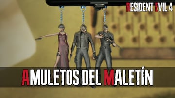 resident evil 4 remake amuletos maletin lista completa como conseguirlos todos