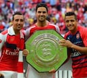 El Arsenal bate 3-0 al City y conquista la Community Shield
