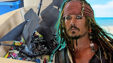 lego piratas del caribe jack sparrow perla negra black pearl johnny depp