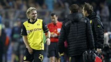 Schmelzer, un mes de baja, puede perderse los cuartos