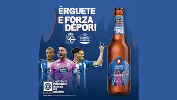Un mill¨®n de cervezas para apoyar al Deportivo en el playoff
