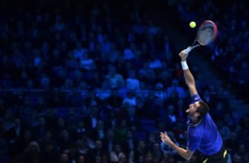 Stanislas Wawrinka venció a Marin Cilic en parciales de 6-3, 4-6, 6-3. El encuentro cerró el Grupo A del Masters de Londres.