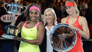 Navratilova pide a los jugadores que "dejen en paz" a Sharapova