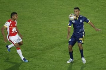 Francisco Meza, Wilson Morelo y Miguel Ángel Borja marcaron para Santa Fe frente a Uniautónoma.