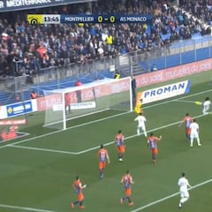 Ha caído de pie en el Mónaco: el acrobático gol de Gelson Martins