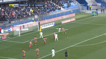 El acrobático gol de Gelson Martins en empate del Mónaco