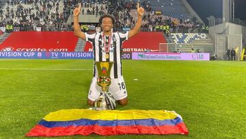 Juan Cuadrado dedica el título de Copa Italia a Colombia