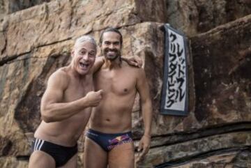 Greg Louganis y Orlando Duque.