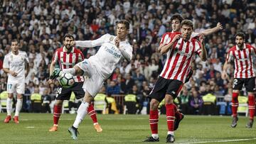 Cristiano, en una jugada contra el Athletic (1-1).