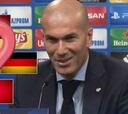 ¡Zidane se confundió con los idiomas en plena conferencia!