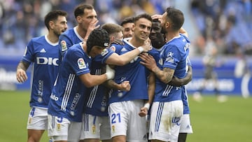13/03/22 PARTIDO SEGUNDA DIVISION
REAL OVIEDO - SD HUESCA
CARLOS ISAAC CELEBRA SU GOL ALEGRIA