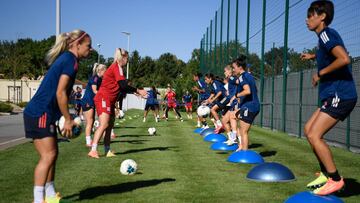El Olympique de Lyon será el equipo con más tiempo de trabajo.