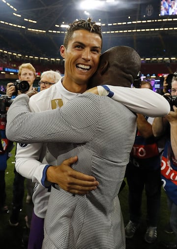 Cristiano Ronaldo y Clarence Seedorf.