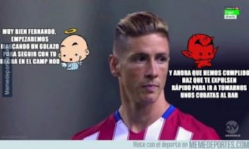 Los mejores memes del partido de Champions entre Barcelona y Atlético