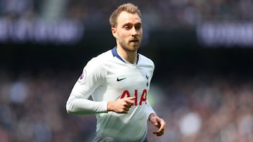 El centrocampista dan&eacute;s del Tottenham, Christian Eriksen, durante un partido.