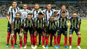 La alineación oficial de Monterrey frente a Morelia