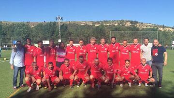 Estos son los integrantes del equipos que disputaron el partido a beneficio de Fundela.
