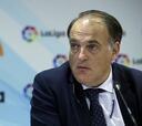 Tebas: "El Atlético es favorito para la final de Milán"