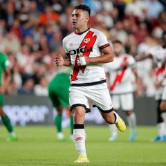 Falcao García, presente en el triunfo de Rayo Vallecano