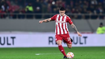 James Rodríguez, volante colombiano de Olympiacos