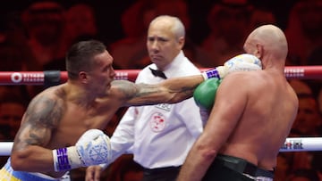 Usyk defeated Fury by split decision in May, with a rematch to take place in Saudi Arabia on Saturday, December 21.