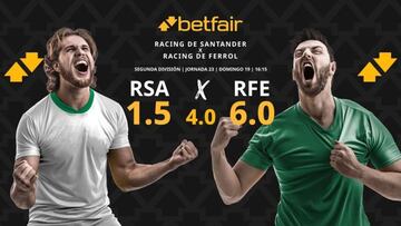 Racing de Santander vs. Racing de Ferrol: horario, dónde ver, pronósticos y clasificación