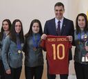 Moncloa recibió a las campeonas del mundo de fútbol femenino Sub-17