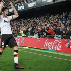 1x1 del Valencia: Carlos Soler da lustre a un partido trabajado
