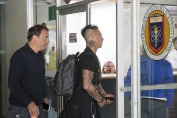 La llegada a lo 'rockstar' de Eduardo Vargas a México