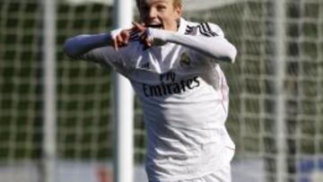 El único gol de Odegaard, el 21 de febrero de 2015 contra el Barakaldo.