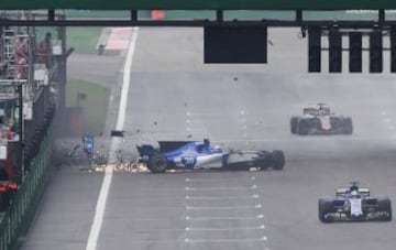 El accidente de Antonio Giovinazzi en imágenes