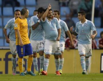 Nolito celebrando el gol 1-0