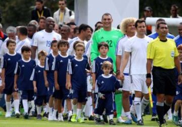 El partido entre las leyendas de la Fifa y las leyendas de Colombia se disputó este lunes 3 de octubre en la sede deportiva de la FCF.