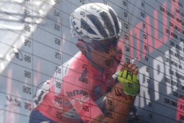 Esteban Chaves ante de la salida.