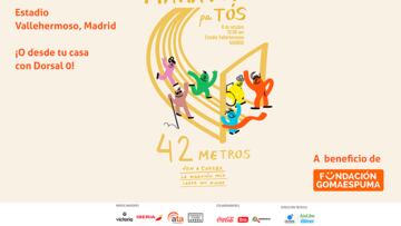 Gomaespuma anuncia la “maratón” más corta del mundo con fines solidarios