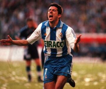 Celebración de Roy Makaay.

 