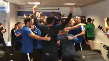 Scenes at Fuenlabrada on hearing Real Madrid Cup draw