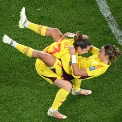 Misa Rodríguez celebra el Mundial en Gran Canaria