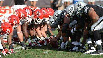 Cómo y dónde ver el Kansas City Chiefs – Oakland Raiders de la NFL: horarios y TV online