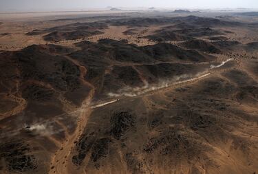 Vista general durante la décima etapa.