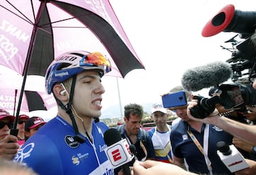 El Monteriano se mostró feliz luego de conseguir su primer triunfo en el Tour Colombia.