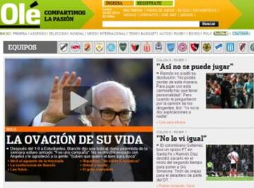 Portadas de la prensa extranjera