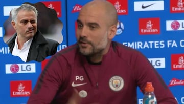 Guardiola imita a Mourinho: los 'ricos' también lloran