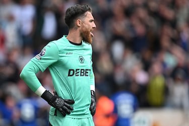 La cara de José Sa lo decía todo. El arquero portugués veía como su valla era vulnerada en continuas ocasiones.