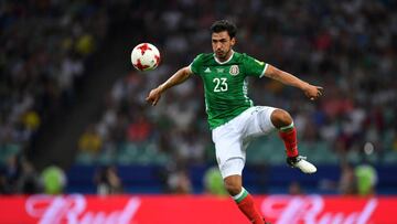 Oswaldo Alanís con la selección mexicana