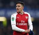 Alexis Sánchez se despide de sus compañeros del Arsenal