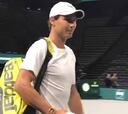 Nadal ya se entrena en París
