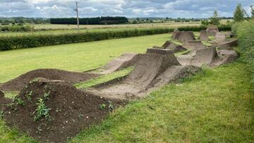Backyard of Matt Jones seen during filming Home Workout in United Kingdom on July 10, 2020. // Red Bull Media House GmbH/ Red Bull Content Pool // AP-24M85ZCCD2111 // Usage for editorial use only //