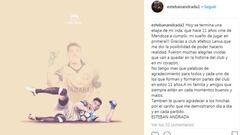 Andrada se despide de Lanús